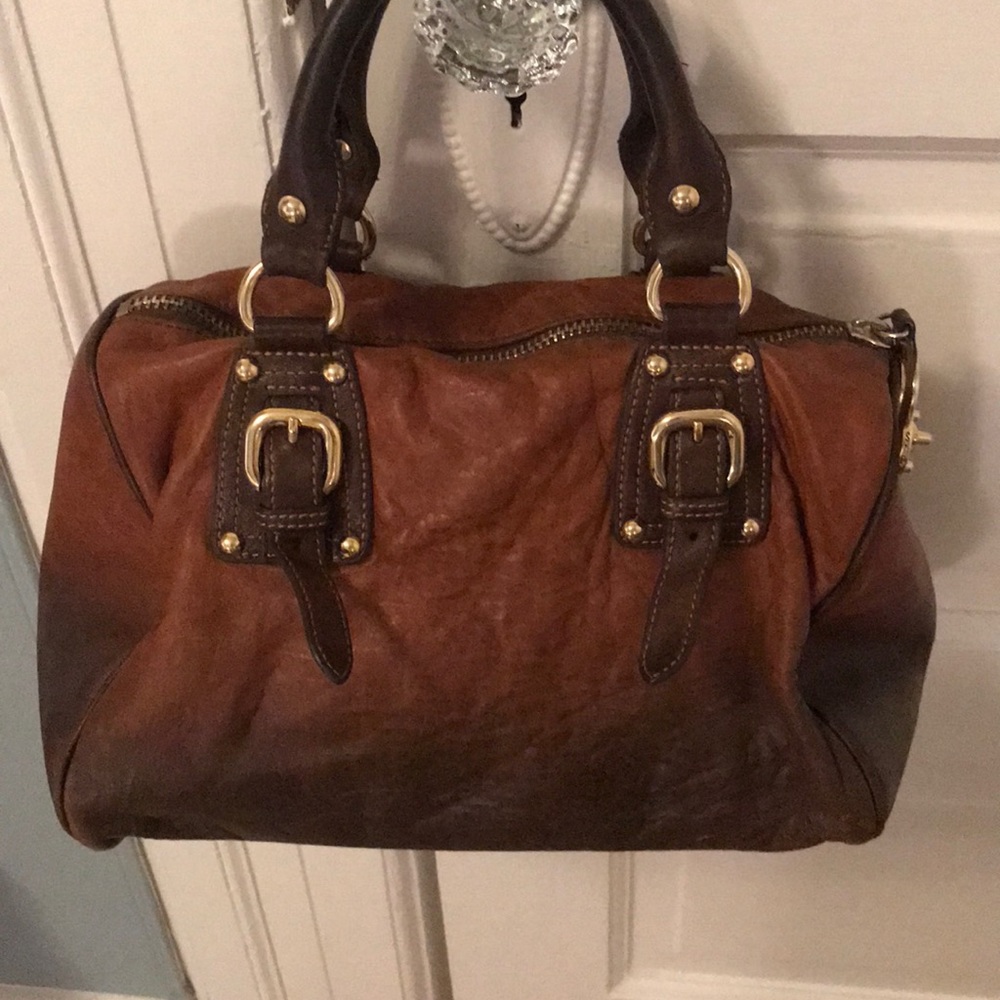 Steven by Steve Madden distressed leather satchel